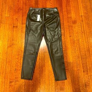 NWT Michael Stars Lena Vegan Leather Leggings